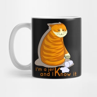 I am a jerk and I know it Mug